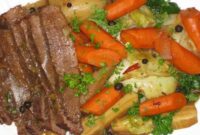 Guinness Braised Corned Beef and Cabbage